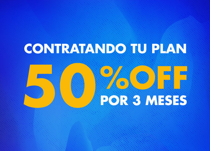 50% OFF por 3 meses para nuevos servicios