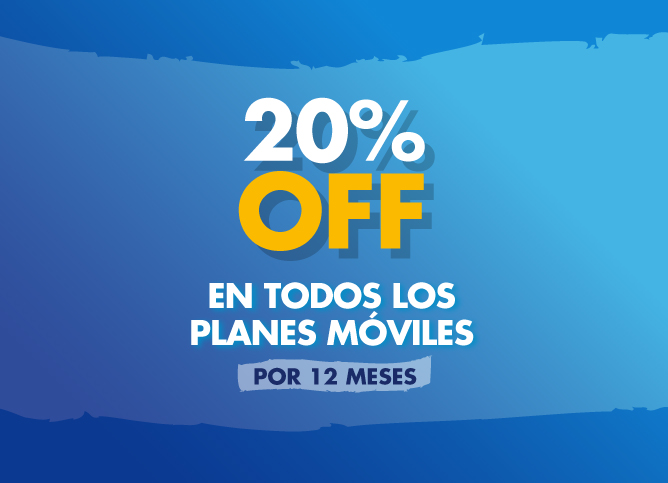 20% de descuento en tu nuevo plan móvil