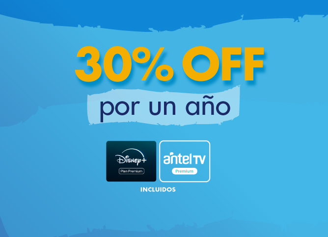 30% de descuento los primeros 12 meses
