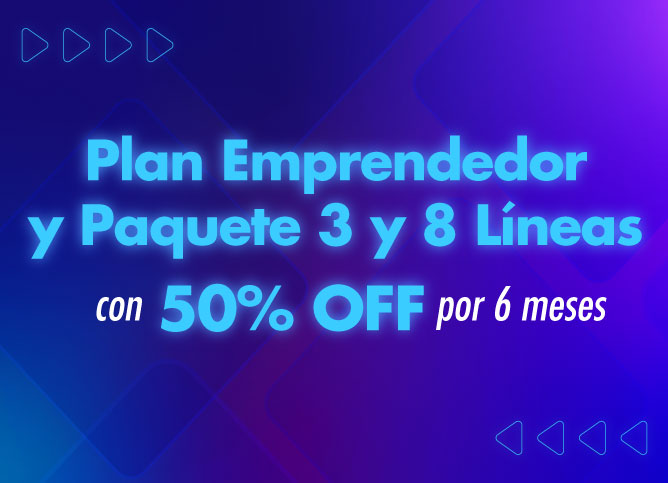 50% del precio los primeros meses