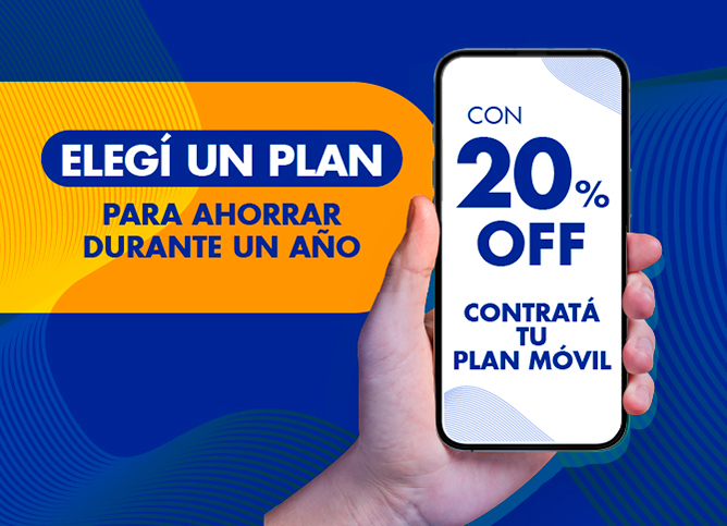 20% de descuento en tu nuevo plan móvil